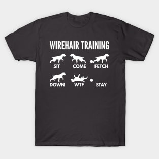 Wirehaired Pointing Griffon Training Wirehair Dog Tricks T-Shirt